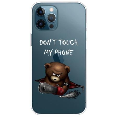 Deco iPhone 14 Pro Max kotelot - Älä Koske Puhelimeeni Brown