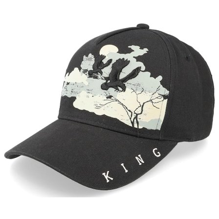 King Apparel - Noir adjustable Casquette - Explorer Curved Peak Black Adjustable @ Hatstore