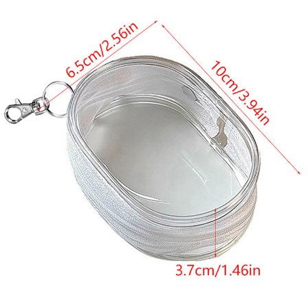 Smyckesförvaringspåse e dockväska organisation med nyckelring D