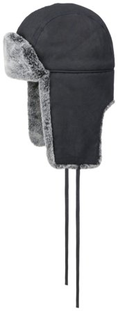 Stetson Bomber Cap karvalakki, musta/ruskea