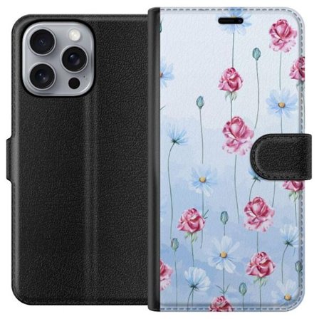 Yhteensopiva Lompakkokotelo Apple iPhone 16 Pro Max Petal Reverie Sky Blue