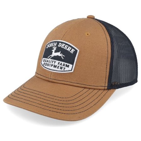 John Deere - Brun trucker Keps - Cotton/Poly Mesh Coyote Brown Trucker @ Hatstore