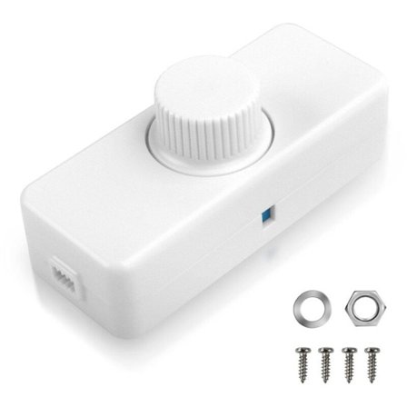 3W-100W LED Dimmer Switch & 220-240V Vridströmbrytare med Smart Dimbar Ratt för Dimbara LED-lampor och Mer.