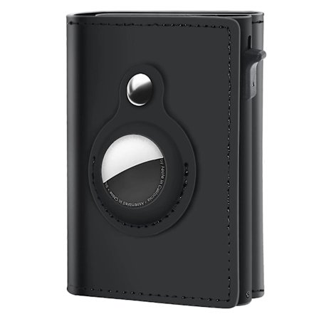 Airtag Wallet Ægte Læder Air Tag Wallet Rfid Teknologi Kreditkort Taske Minimalistisk Wallet Egnet Til Apple Airtag