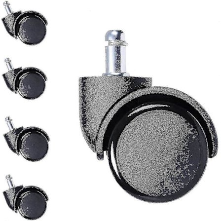 10mm Stam-Svänghjul Gummihjul för Stolsbyte [DB]