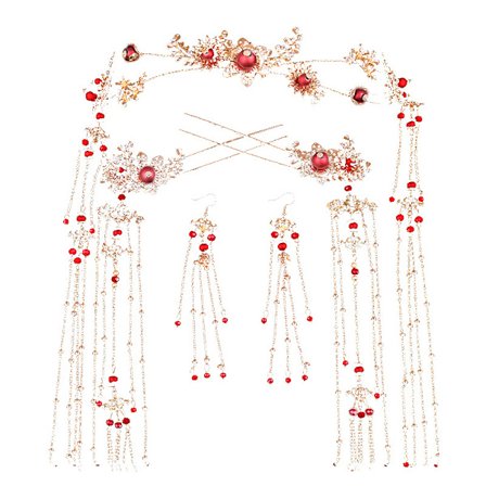 Hårbånd DIADEM SETT gull