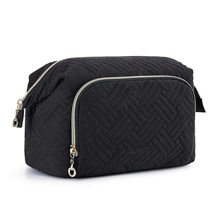 Matkakosmetiikkalaukku, Kosmetiikkalaukku Suuri Leveäaukkoinen Meikkipussi