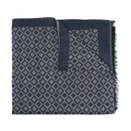 Emporio Armani - Halsdukar - Blå - Herr - Storlek: One Size, Herr, Storlek: ONE SIZE