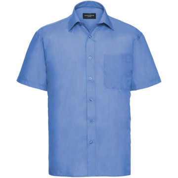 Herreskjorte Kort Erm Poplin*