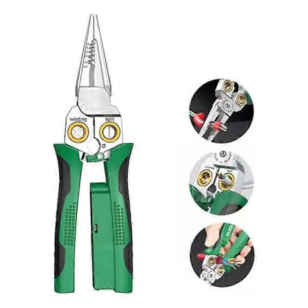 8-i-1 multifunksjonell tang med Gal-målefunksjon