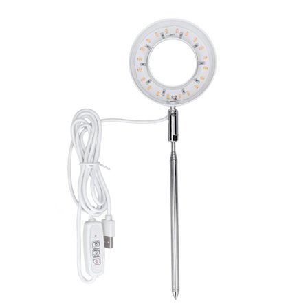 LED plantevekstlampe Full Spectrum Retractable Justerbar Lysstyrke Plantefylllampe for innendørs planter