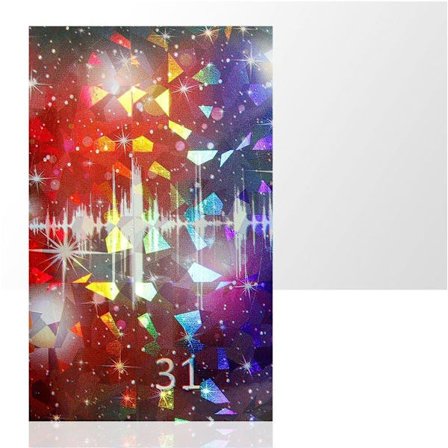 Nagel folie - Laser effect - 022 - 32