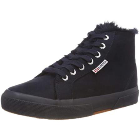 Superga Synshearlingu Sneakers , Zwart , Heren , Maat: 44 EU