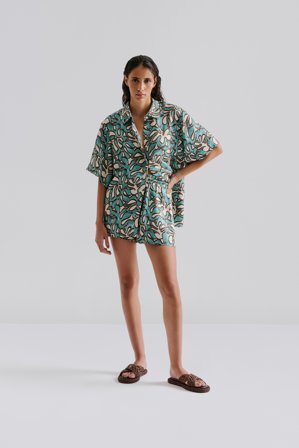Malina - Iris shorts - XXS - Ocean Corals