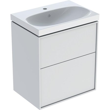 Ifö Sense Art Möbelpaket 2 lådor, kompakt, vit, Badrum