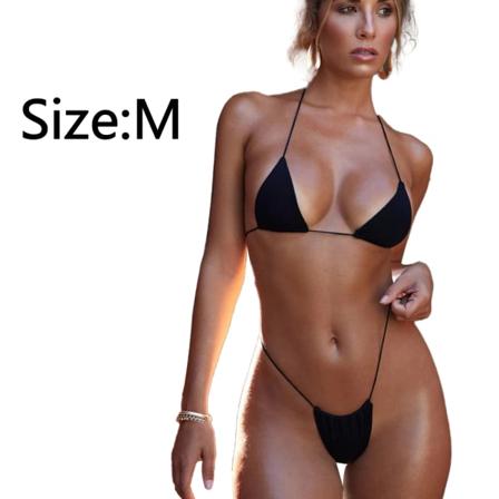 Naisten Halter-string-bikinisarja, seksikäs T-paita, kaksiosainen uimapuku
