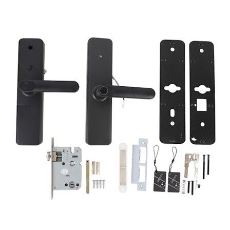 Näppäimistöllinen sormenjälkitunnistava älylukko kahvalla, tunnuslukukoodi, herkkä, tarkka puuovelle, toimistoon, asuntoon, kotiin