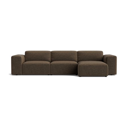 Soma chaiselong sofa, højrevendt - Anthology Brun - 343x147x75 - Sofa, chaiselong