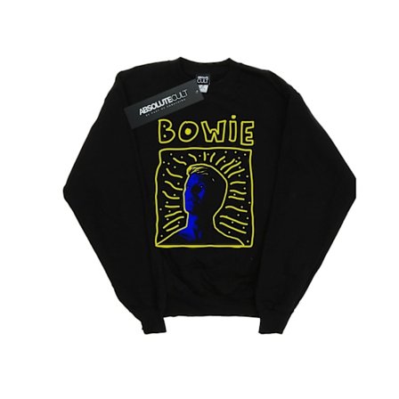 David Bowie Girls 90s Frame Sweatshirt 7-8 år Svart