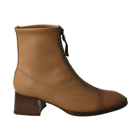Hispanitas, Heeled Boots Bruin, Dames, Maat:39 EU,stof