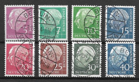 Vesttyskland 1961 - AFA 1142A - 17A - Stemplet