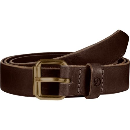 Fjällräven Singi Ceinture 2,5 cm 75 cm - unisex - Leather Brown - Ceintures & braces