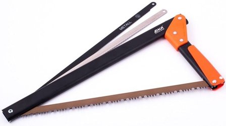 EKA Combi Saw 17" Black/Orange 3 Blad