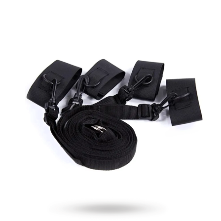 Nylon Velcro Bed Restraints With Plastic Hook - Vuxen.se - BDSM handbojor, fetish handklovar