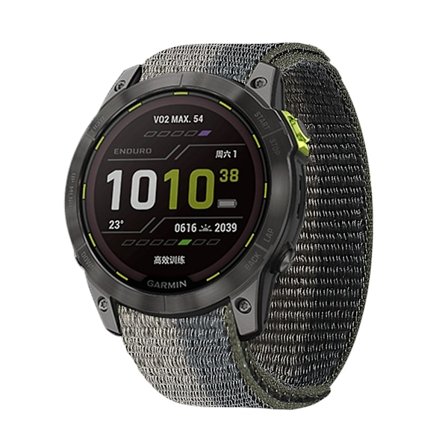 Svart Grå Svart Grå Nylon Klockarmband kompatibelt med Garmin Fenix 7 kompatibelt med Garmin Fenix 7