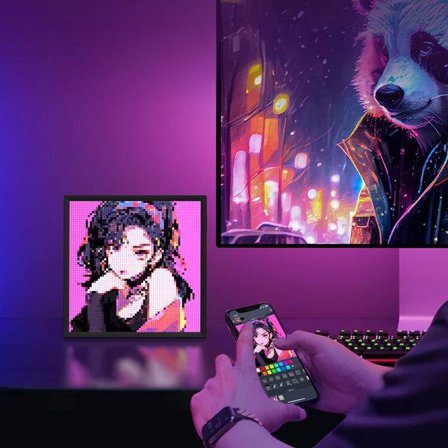 Divoom Pixoo-64 digital pixel-ramme 64x64 LED-panel