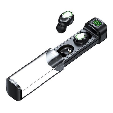 Typ A BQ60 Transparent Skal Utskjutbara TWS Bluetooth Hörlurar Gaming Öronproppar HD Samtal In-Ear