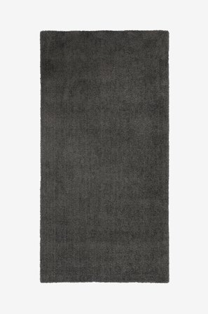 KM Home - Luvtæppe Feel - Sort - Luv- & ryatæpper - 60X115 - Fra Homeroom
