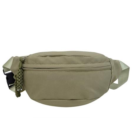 Korealainen tyylikäs nailonkangaskassi naisille 2024 kevät ja kesä Uusi tekstuuri leveä olkahihna Olkahihna kainalossa crossbody-laukku Army Green
