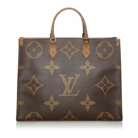 Louis Vuitton Vintage, Pre-owned Bag Bruin, Dames, Maat:ONE Size,Canvas