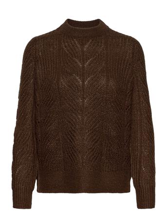 Objnova Stella L/S Knit Pullover Brown Object