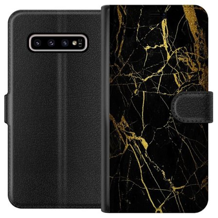 Kompatibelt Plånboksfodral till Samsung Samsung Galaxy S10+ Marmor