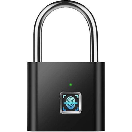 Fingerprint Mini Smart Padlock Usb Charging Biometric High Security