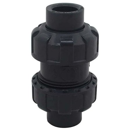 Kugle kontraventil 20 25 32 40 50 63mm pool kontraventil envejsventil anti-tilbageløb pvc ventil envejsventil (Indvendig diameter 32mm)[HK]