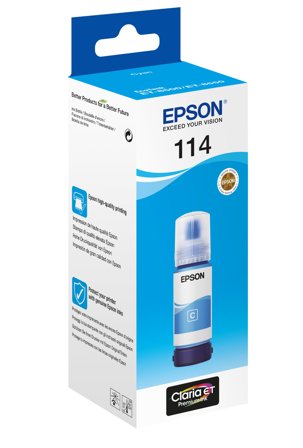Epson 114 - cyan - original - blekkrefill for EcoTank ET-8500 & EcoTank ET-8550