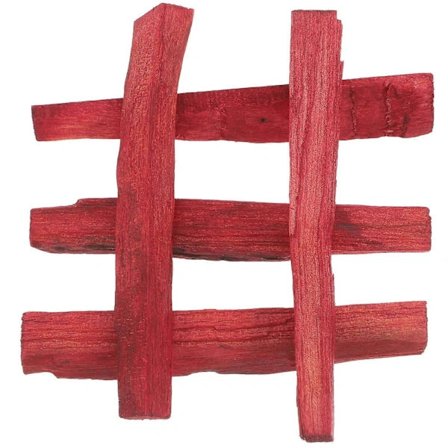 5 stk. Palo Santo-pinde Bulk 30 gram Helligt træ til helbredelse, meditation og støtte til hele kroppen Vildthøstet 10 cm Rød