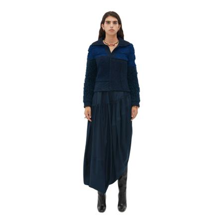 Bottega Veneta V-neck Strik Blå, Dame Striktrøjer