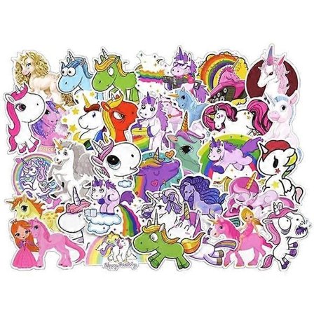 Tarrat, 50 kpl - Yksisarvinen #3 monivärinen