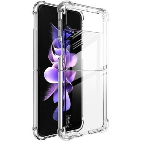 IMAK turvatyynyn suojus Samsung Galaxy Z Flip3 5G - Läpinäkyvä Transparent