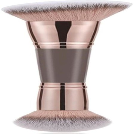 Foundation Makeup Børste, Dobbeltsidet Makeup Børster til Blending af Flydende Pudder Creme Kosmetik
