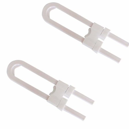 Baby Sikkerhedsgitter, Baby Dør Sikkerhedsskab, Sikker Køkkenskab U-formet Lås