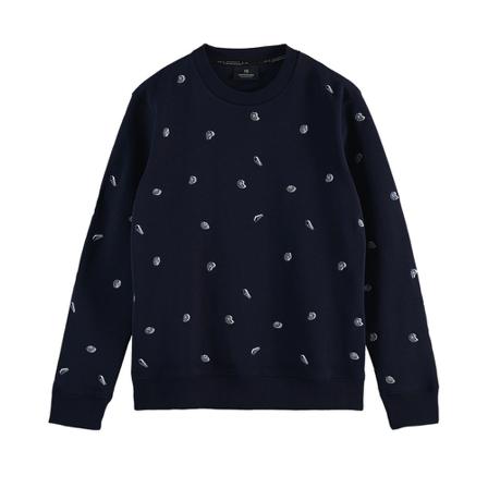 Scotch & Soda, Pullover Blauw, Heren, Maat:M