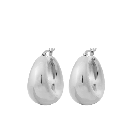 Edblad Boyd Hoops Steel Smycken & klockor Dam Grå ONESIZE