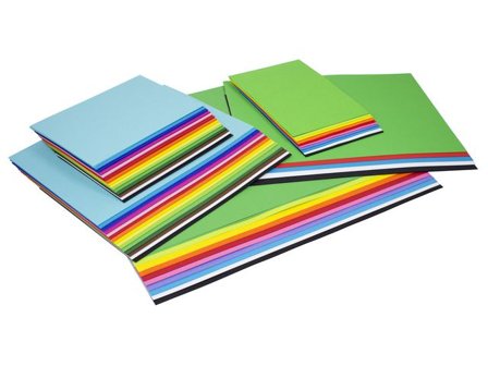 Mixsats färgat papper 1100/fp - Lyreco - Skola och förskola - Hobbypapper - Färgat