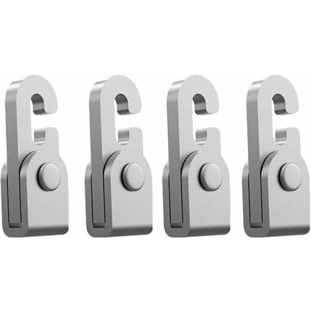 Campingtelt tilbehør, automatisk låsekrog, selvlåsende, fri knude, nem spænding af rebssæt til fastgørelsesværktøjer til ophængning