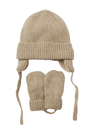 RIKIKI Mössa och vantar JAX Mössor Beige 42/44